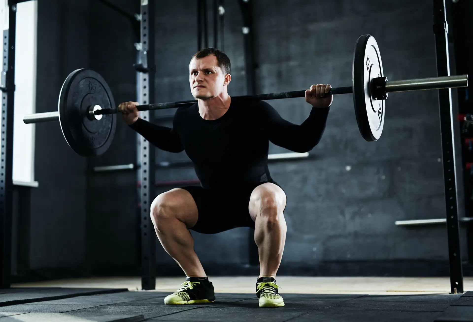 Strength training in a gym